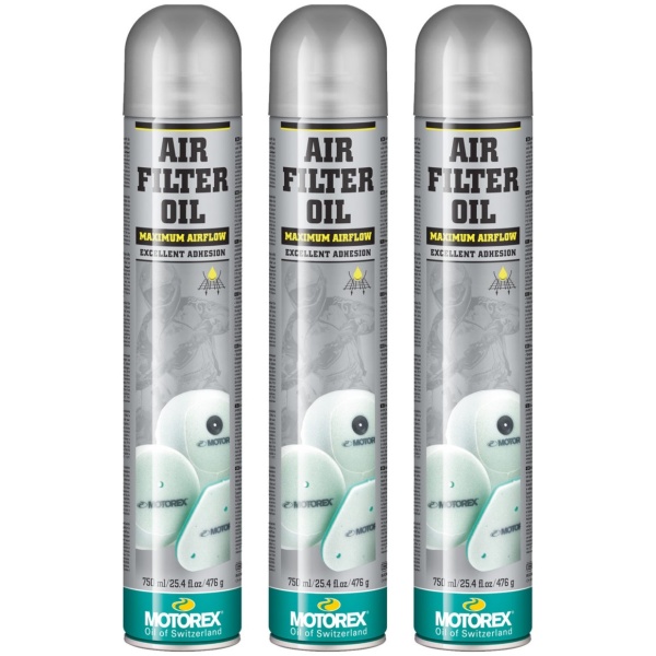 Set 3 Buc Spray Filtru Aer Motorex Air Filter Oil 655 Spray 750ML MO 163763